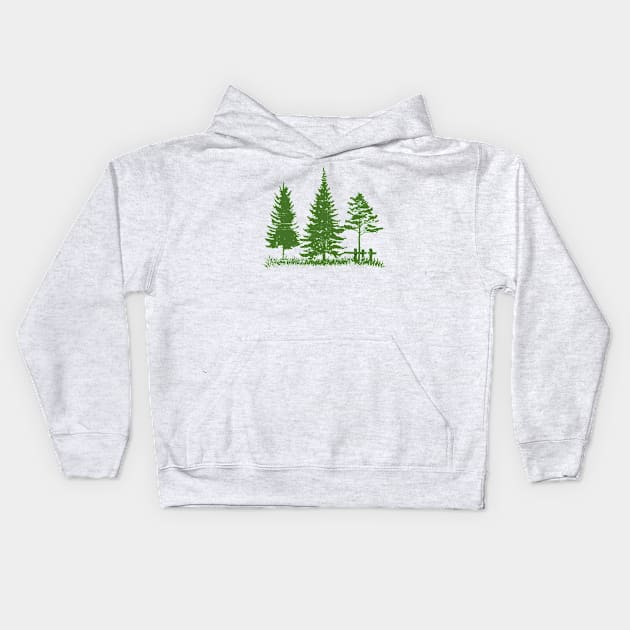 Retro Distressed Pine Tree/ Pine Tree Lovers/ Forest Hoodies/ Mountains Sweater/ Mountains/ Hiking Vintage Gift/ Nature Lover/ Outdoors Tee/ Adventure Kids Hoodie by UranusArts